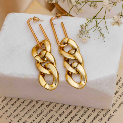 Shop Stylish & Elegant Chain Shaped Earrings Online