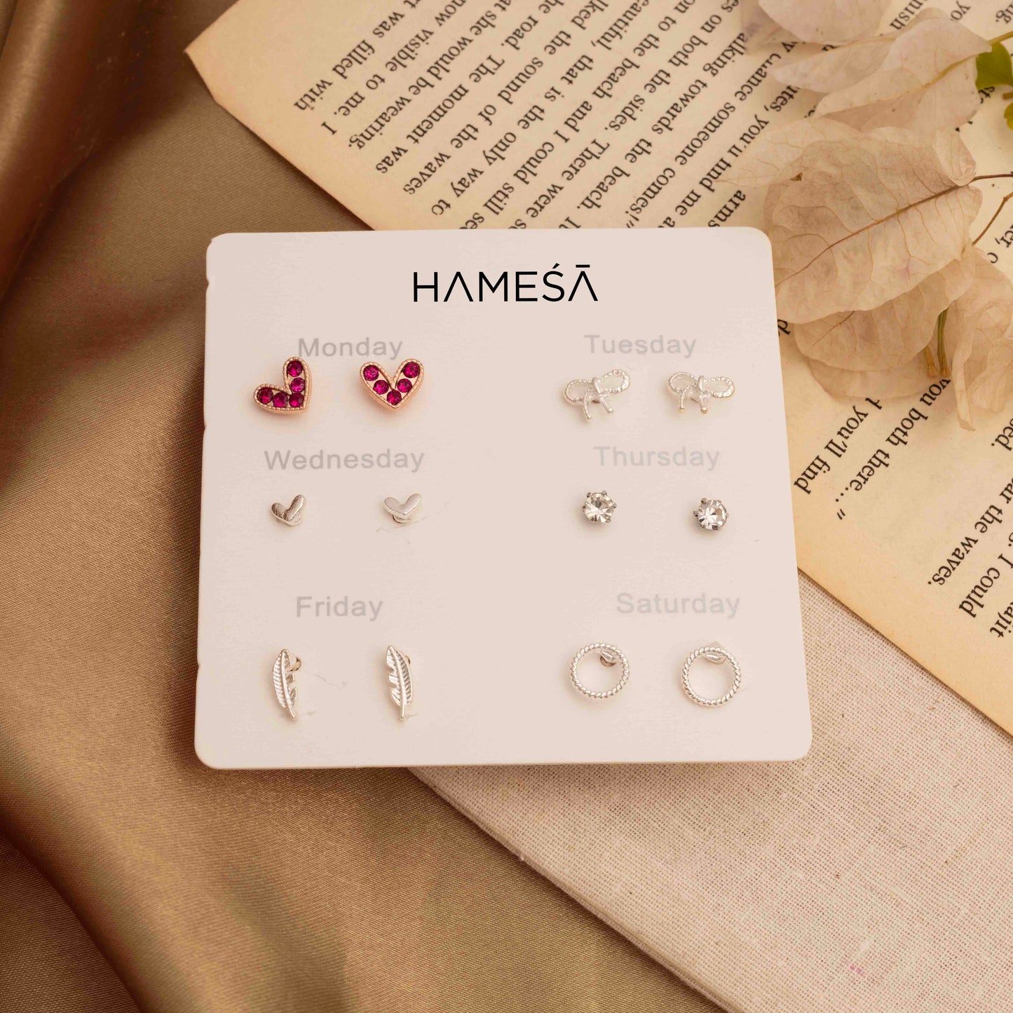 Stone stud Earrings